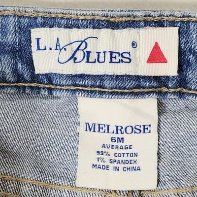 LA Blues Women’s Melrose Size 6 Jeans Vintage Denim Pants - Thumbnail 7