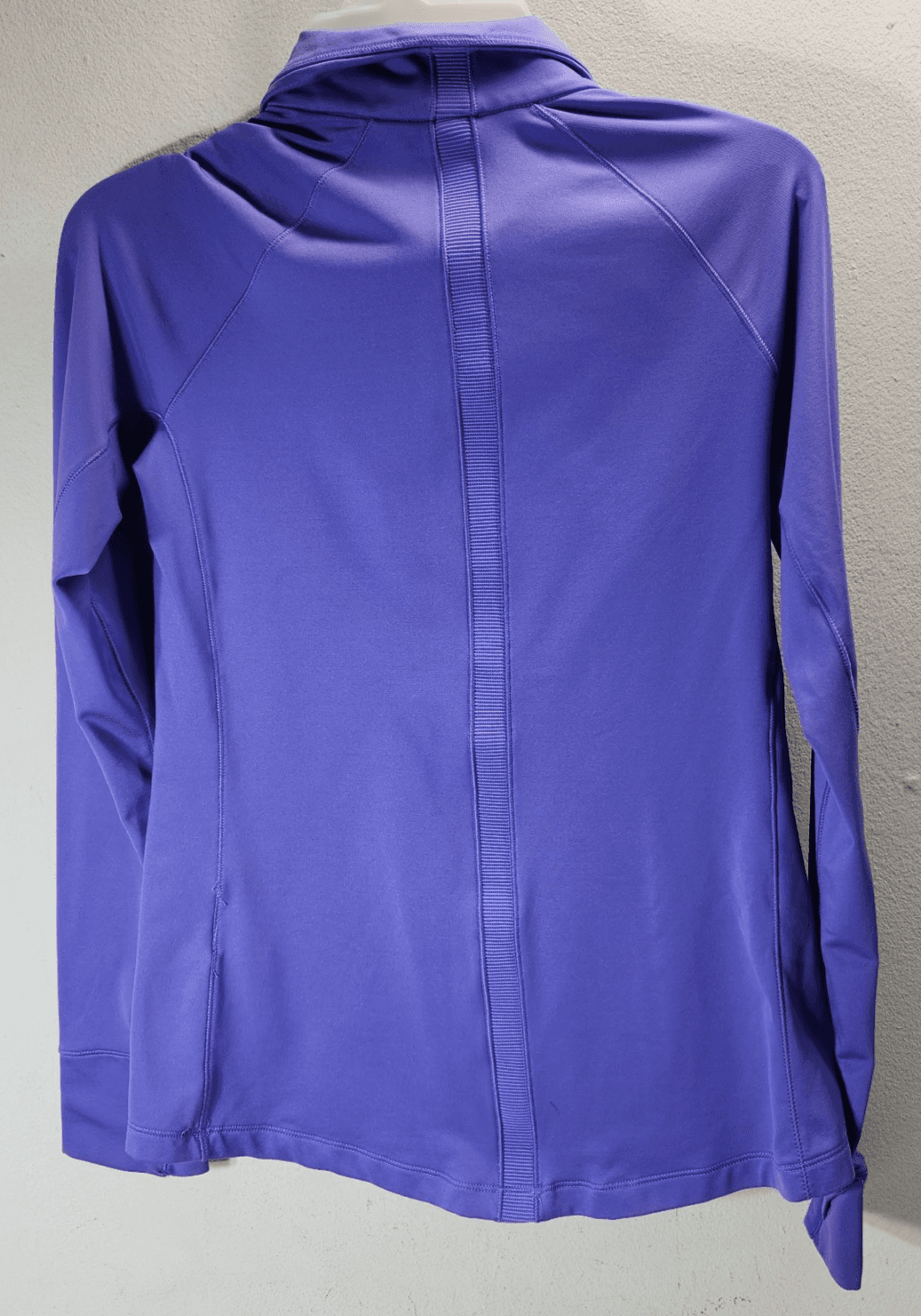 Under Armour Pullover Women's Small Purple Solid 1/4 Zip Gym Workout Casual - Thumbnail 4