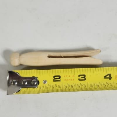 Vintage Wooden Clothespins Round Heads Pack of 37 - Thumbnail 2