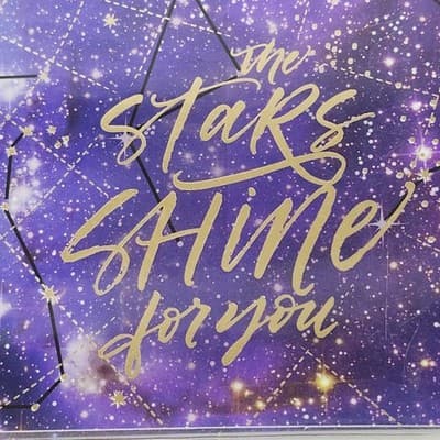 18 Month Undated Agenda Planner Calendar Notebook The Stars Shine For You - Thumbnail 4