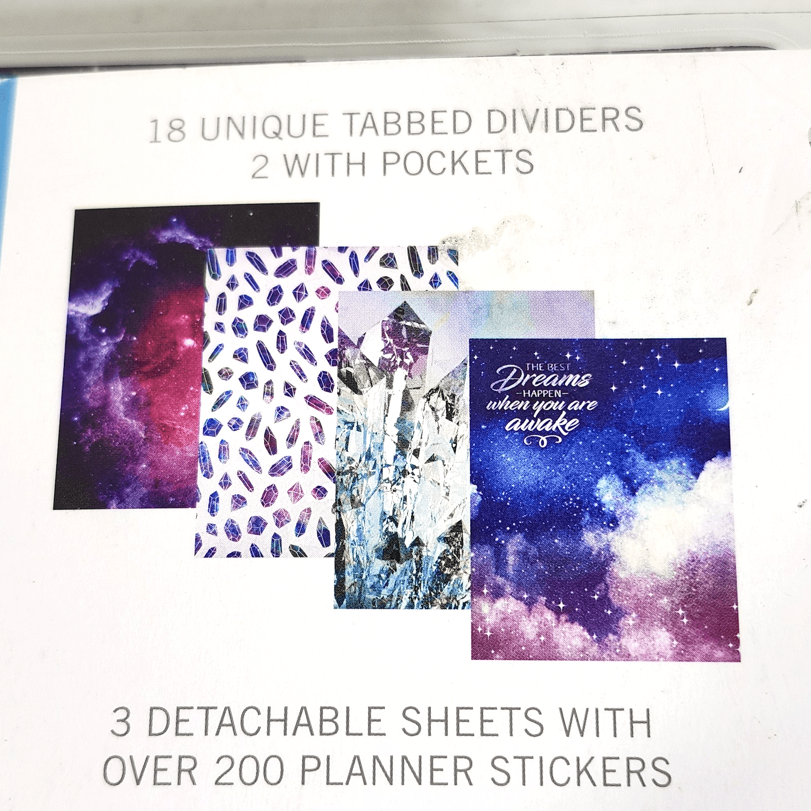 18 Month Undated Agenda Planner Calendar Notebook The Stars Shine For You - Thumbnail 9