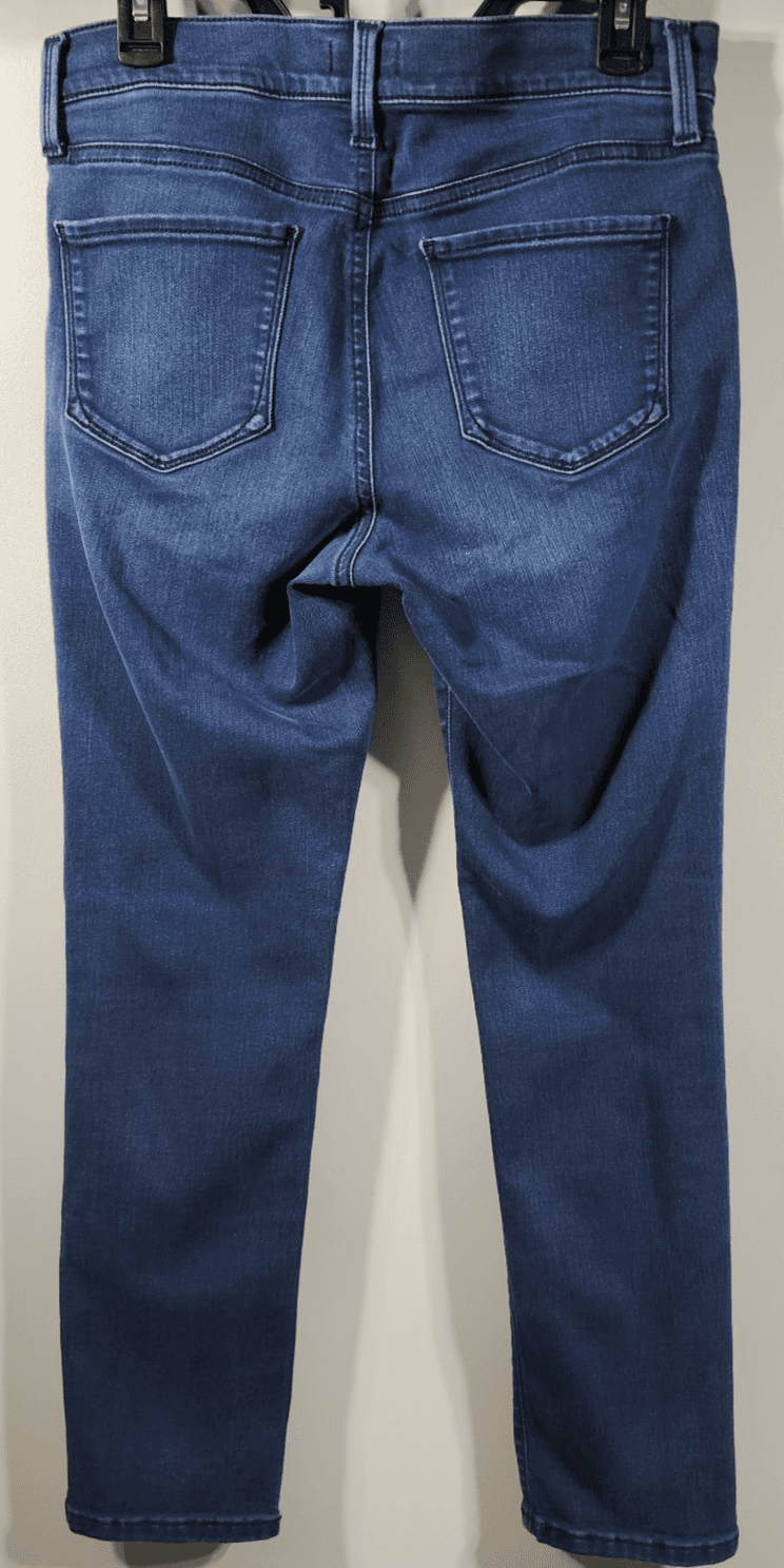 NYDJ Sheri Slim Jeans Womens 8P Blue Lift Tuck Tech Stretch Mid Rise - Thumbnail 4