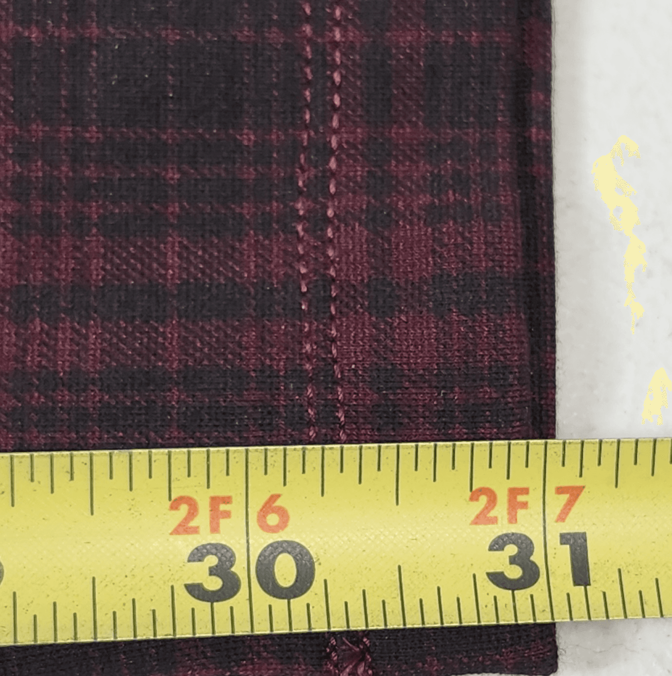 Liverpool Pull On Skinny Pants Womens Size 10 Red Black Plaid Flat Front - Thumbnail 3