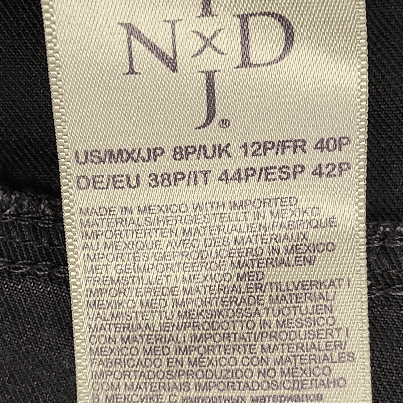 NYDJ Sheri Slim Jeans Womens 8P Blue Lift Tuck Tech Stretch Mid Rise - Thumbnail 9