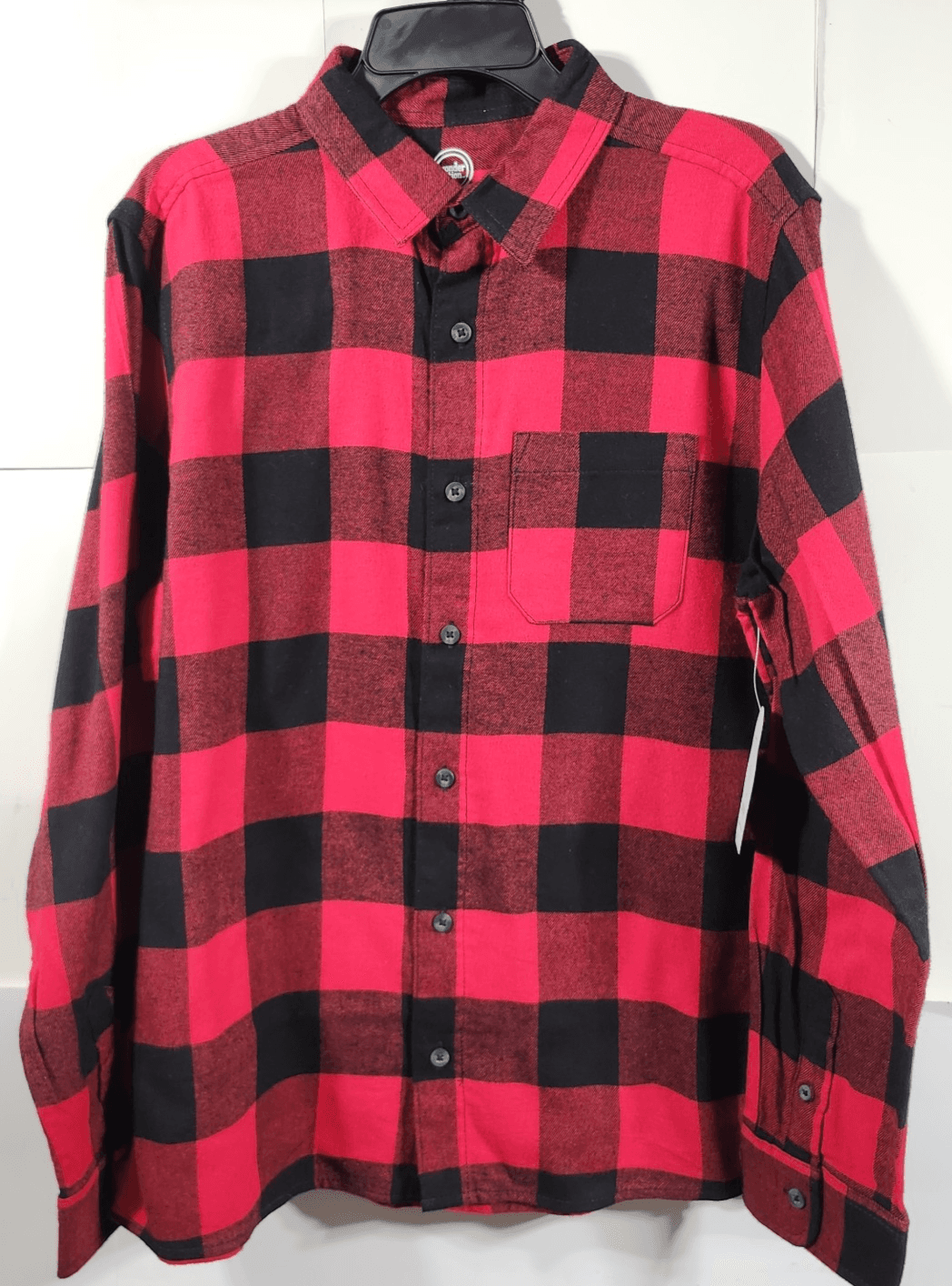 Wonder Nation Boy's Shirt Size XXL Long Sleeve Plaid Button Up NEW - Thumbnail 5