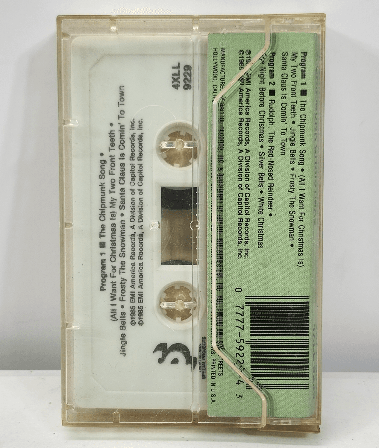 The Chipmunks Chipmunk Christmas Holiday Music Cassette Tape Kids - Thumbnail 3