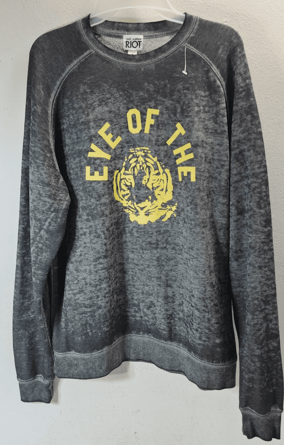 Suburban Riot Brand Black Eye of The Tiger Sweatshirt Size Small - Thumbnail 5