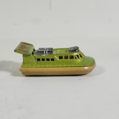 Vintage Lesney Matchbox Superfast Hovercraft Green 1/64 Toy Vehicle Loose - Thumbnail 5