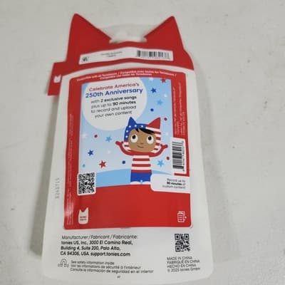 Tonies America's 250th Anniversary Creative Walmart Exclusive Sealed NEW - Thumbnail 5