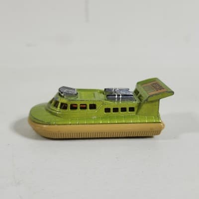 Vintage Lesney Matchbox Superfast Hovercraft Green 1/64 Toy Vehicle Loose - Thumbnail 2