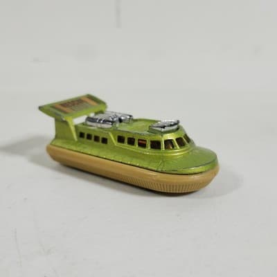 Vintage Lesney Matchbox Superfast Hovercraft Green 1/64 Toy Vehicle Loose - Thumbnail 4