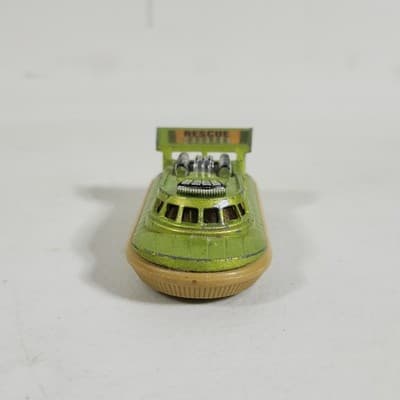 Vintage Lesney Matchbox Superfast Hovercraft Green 1/64 Toy Vehicle Loose - Thumbnail 3