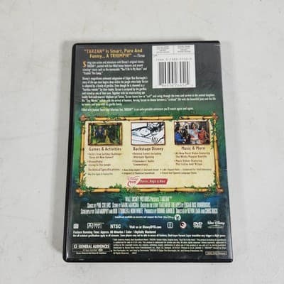Tarzan DVD Cartoon Movie 2005 Special Edition Disney's Original Adventure - Thumbnail 3