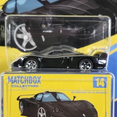 Matchbox Collectors Series 2004 Maserati MC12 Black Car 1/64 Toy Vehicle NEW - Thumbnail 2