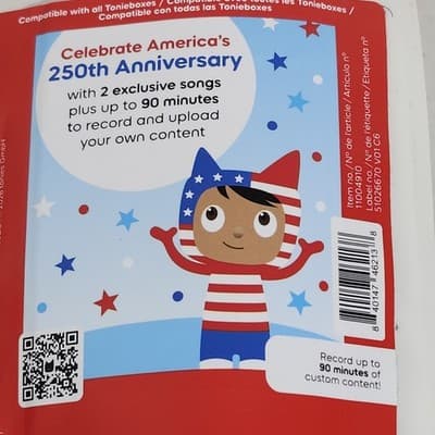 Tonies America's 250th Anniversary Creative Walmart Exclusive Sealed NEW - Thumbnail 4