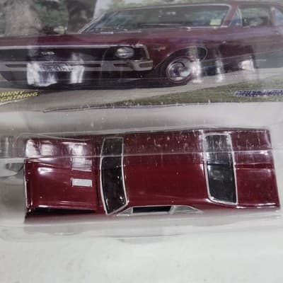 Johnny Lightning 1/64 Scale 204-02 Muscle Cars 1969 Chevy Nova SS Red Toy - Thumbnail 4