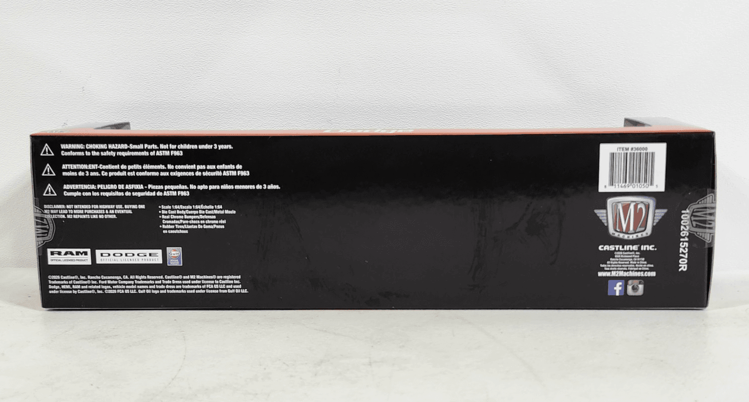M2 Machines 1974 Dodge Ramp Truck 1970 Dodge Challenger 1/64 Auto Haulers Gulf - Thumbnail 11