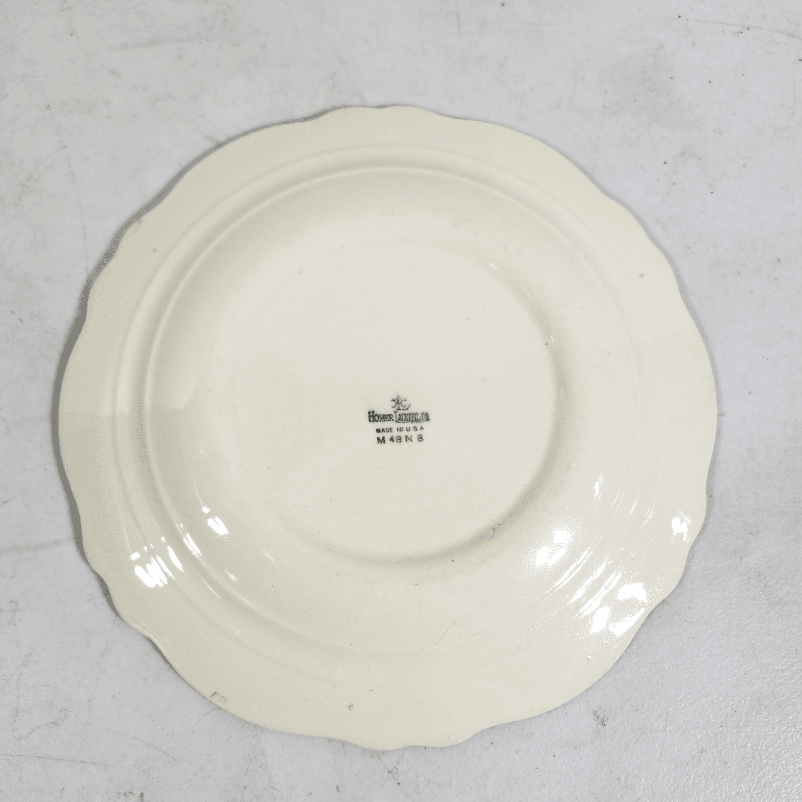 Vintage Homer Laughlin Virginia Rose Dinner Plate 9.25" - Thumbnail 6