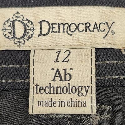 Democracy Pants Womens 12 Brown Ab Technology Skinny Stretch Jeggings Casual - Thumbnail 7
