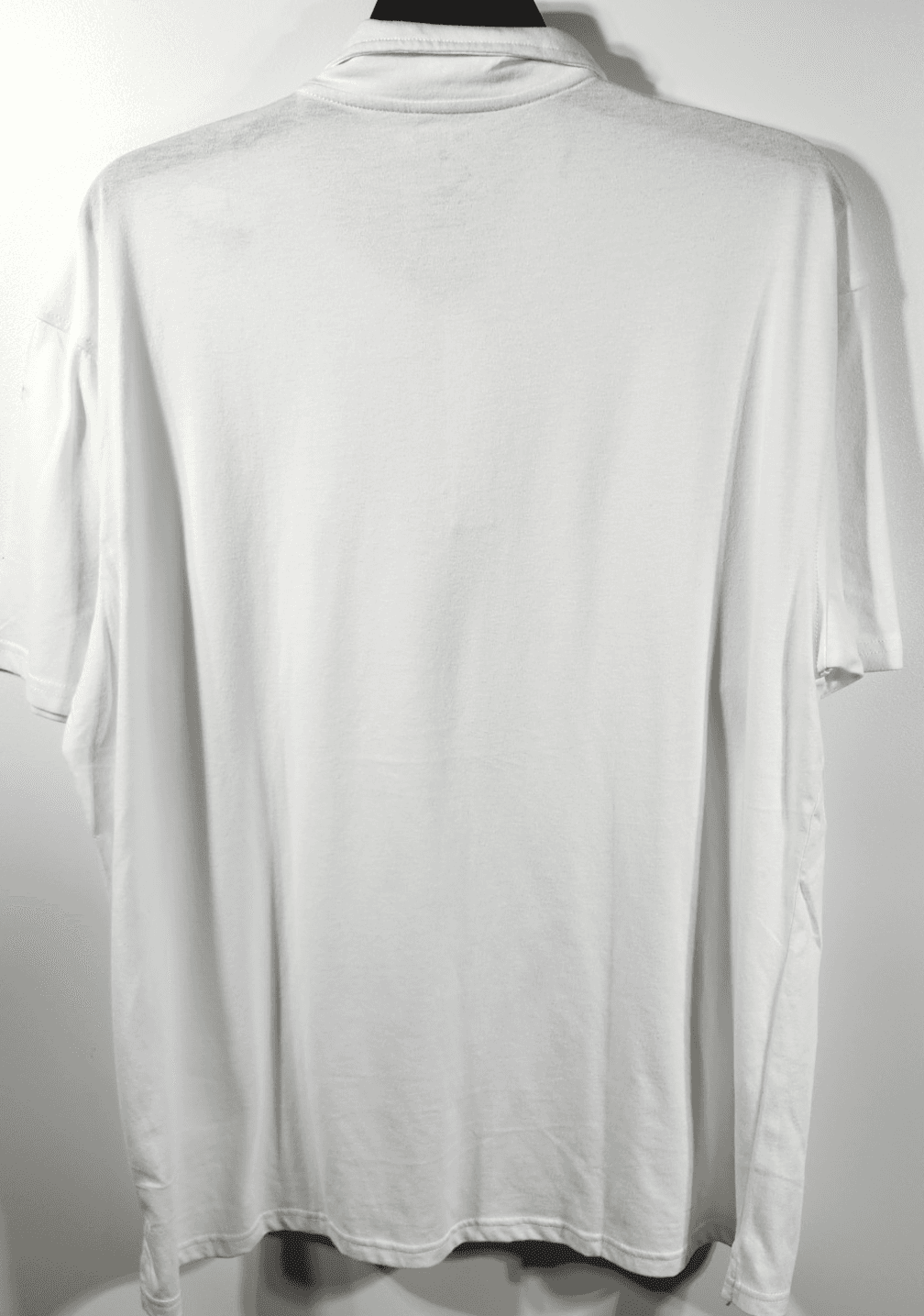 True Classic Polo Shirt Men's XXL White Short Sleeve Collared Cotton Blend NEW - Thumbnail 6