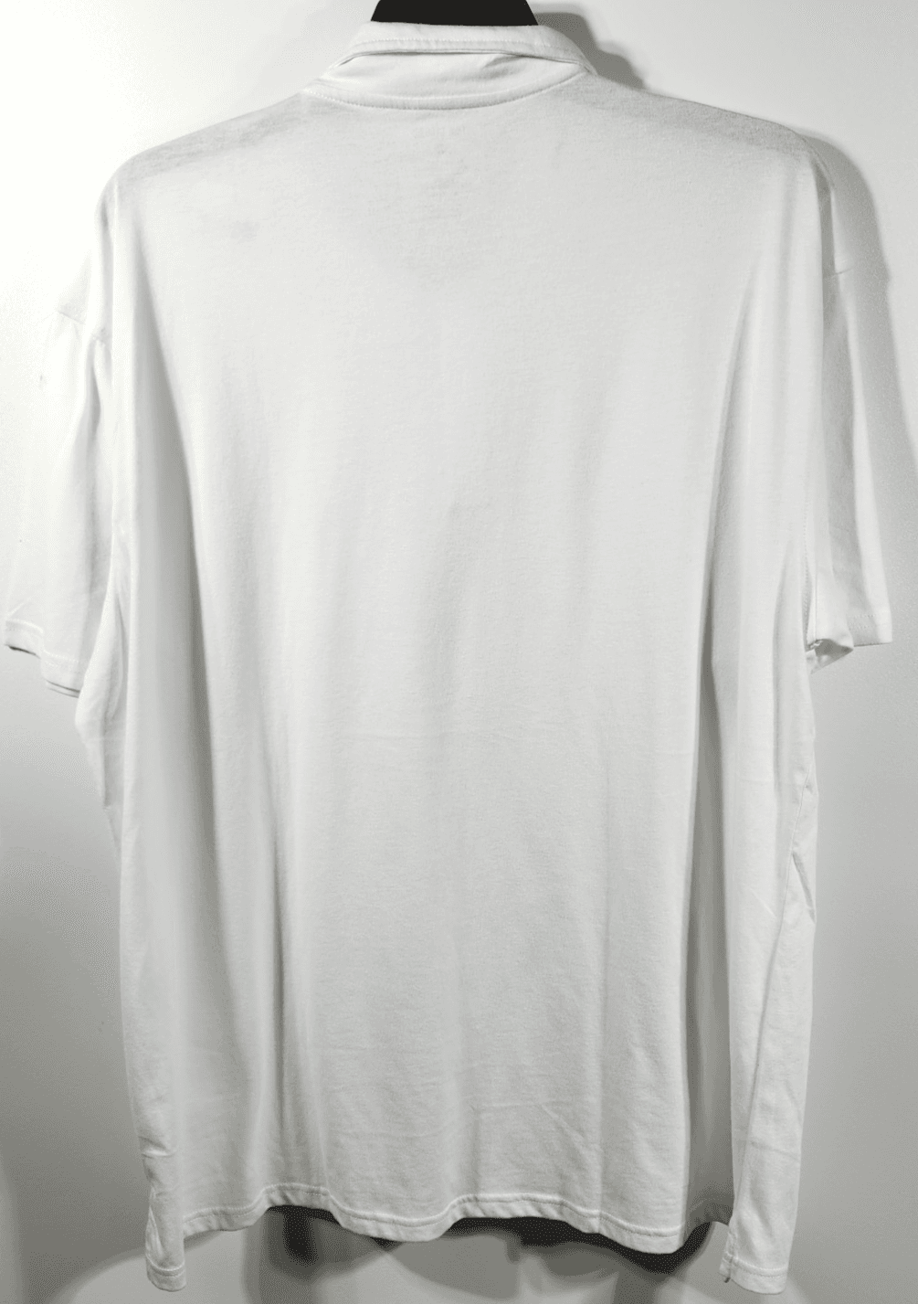 True Classic Polo Shirt Men's XXL White Short Sleeve Collared Cotton Blend NEW - Thumbnail 4