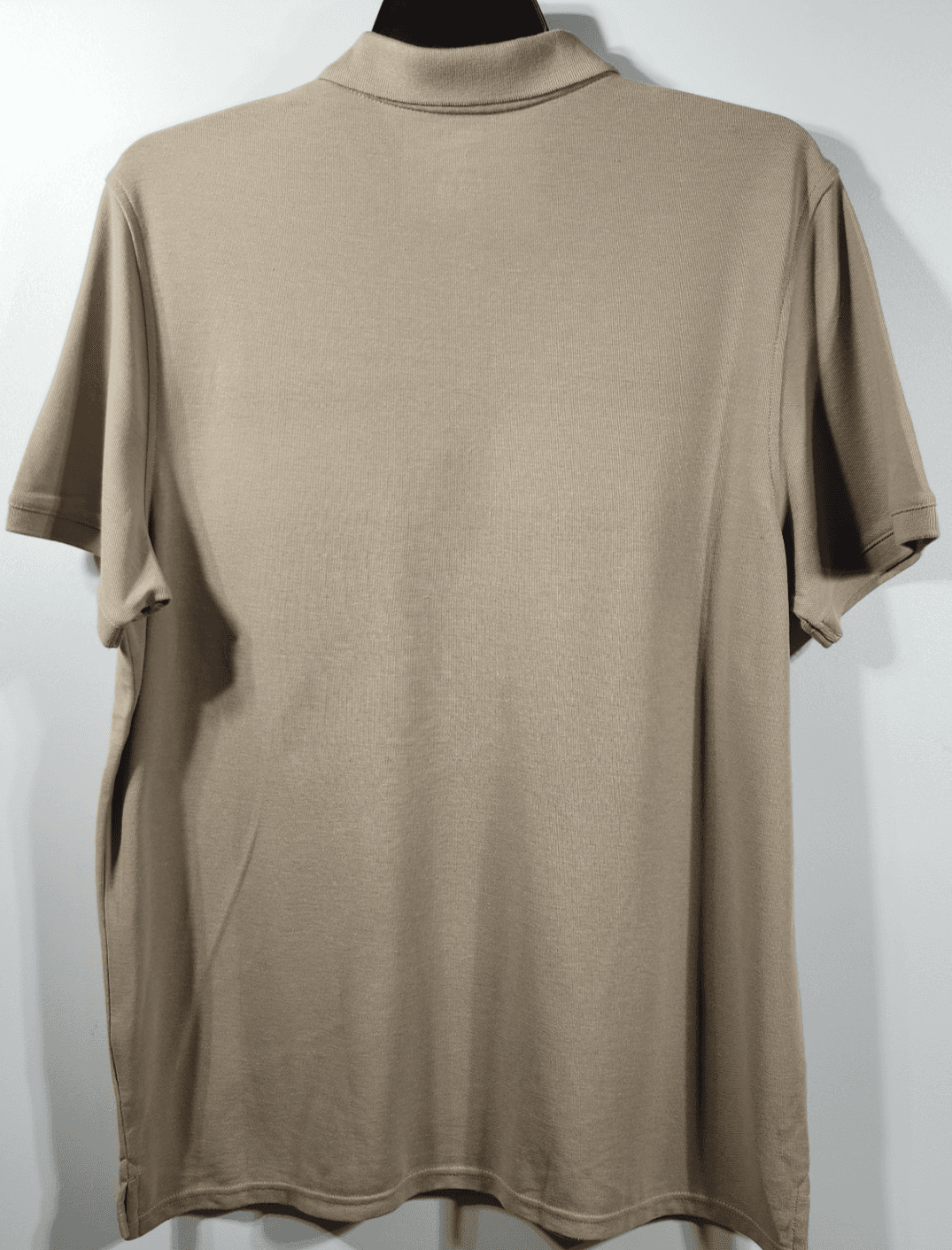 Sonoma Men's XL Polo Shirt Short Sleeve Beige Striped NEW - Thumbnail 6