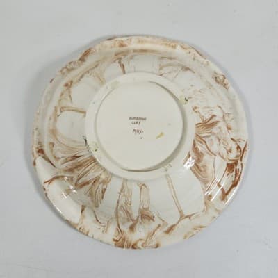Vintage Alabama Clay Large Wash Basin Dish Centerpiece Bowl 13" - Thumbnail 8