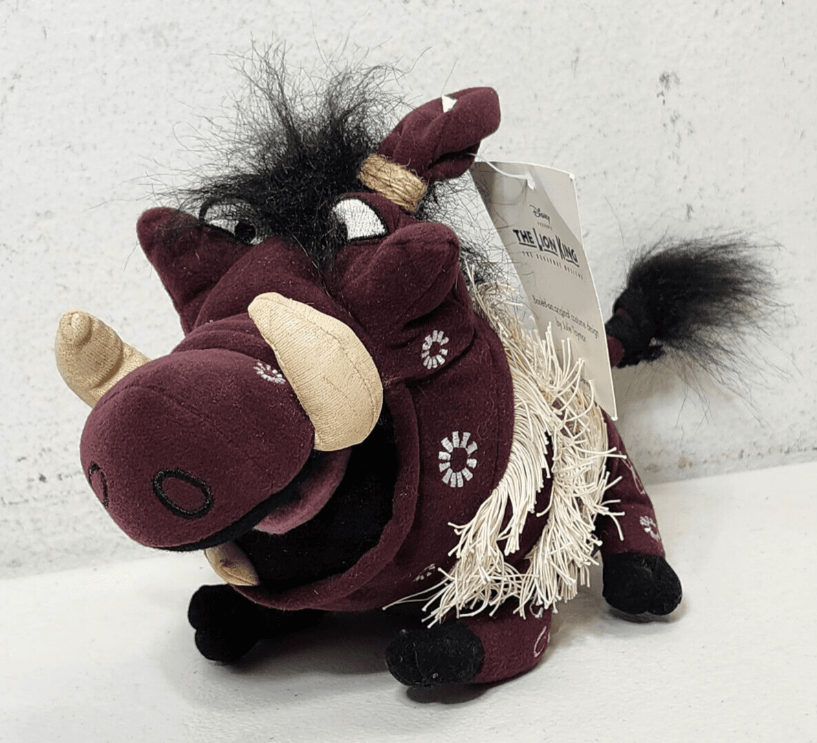 Disney The Lion King Pumba Plush Broadway Stuffed Animal Toy - Thumbnail 2