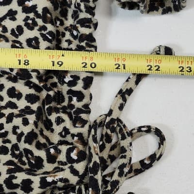 Blouse Women's Size XL Leopard Print Liberty Love Long Sleeve Top - Thumbnail 3