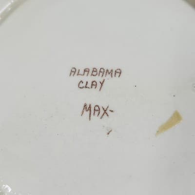 Vintage Alabama Clay Large Wash Basin Dish Centerpiece Bowl 13" - Thumbnail 7