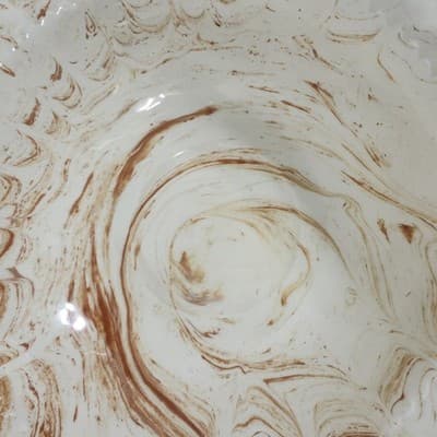 Vintage Alabama Clay Large Wash Basin Dish Centerpiece Bowl 13" - Thumbnail 6