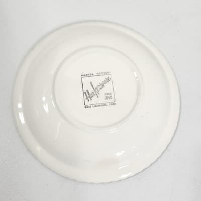 Harkerware Corinthian Teal Green Pate Sur Saucer Plate 6" - Thumbnail 5