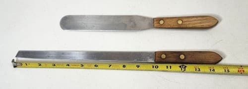 Stanley Knife Serrated Stainless Blade Wood Handle Lot Bundle - Thumbnail 2