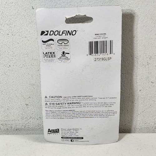 Dolfino Swimming Goggles Ages 4+ Tinted Lenses Beach Pool Blue Green NEW - Thumbnail 6
