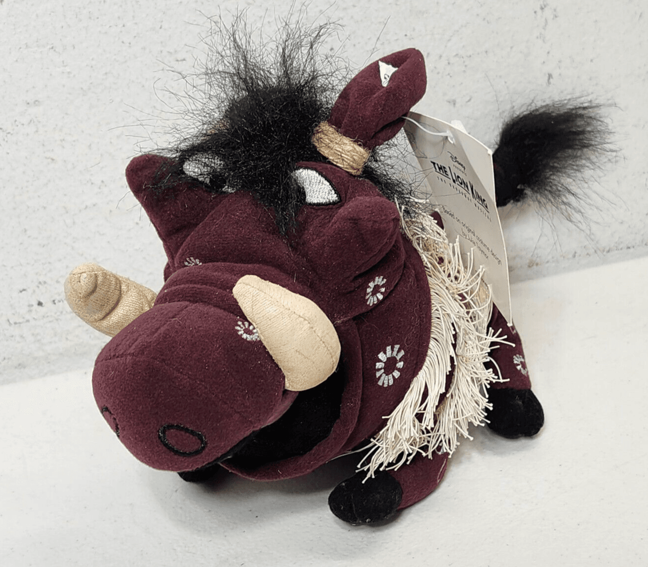 Disney The Lion King Pumba Plush Broadway Stuffed Animal Toy - Thumbnail 4