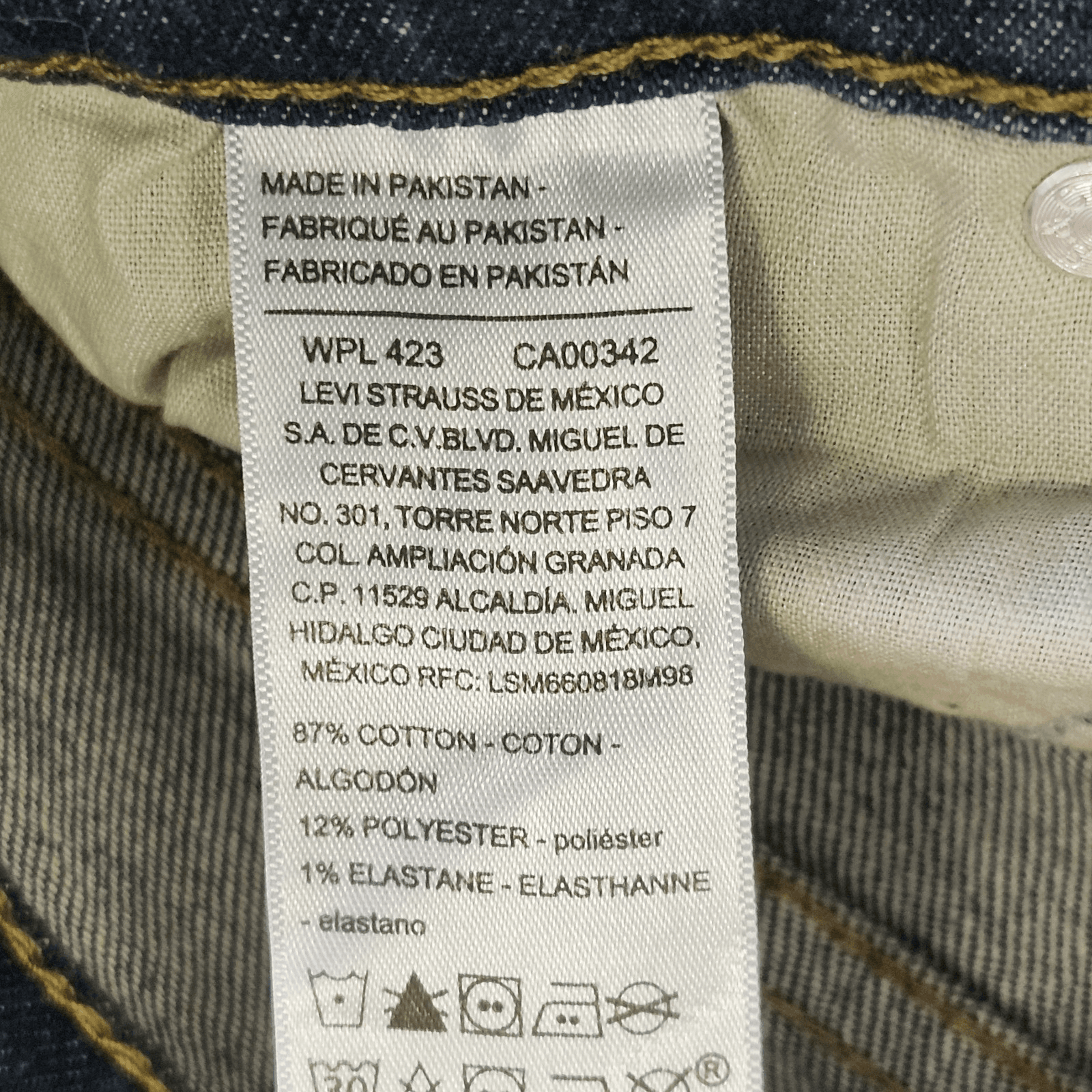 Levi's Jeans Women's 2 High Rise Straight Dark Blue Denim NEW - Thumbnail 11