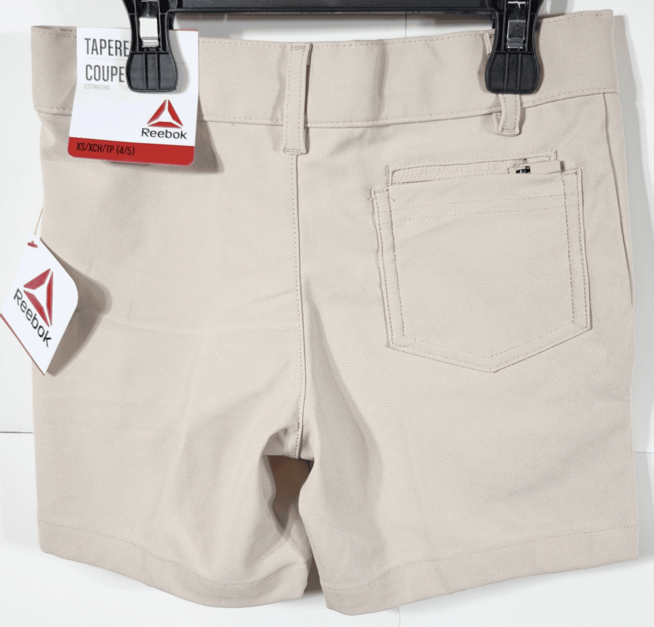 Reebok Boys Shorts Beige Size XS 4-5 With Pockets NEW - Thumbnail 6