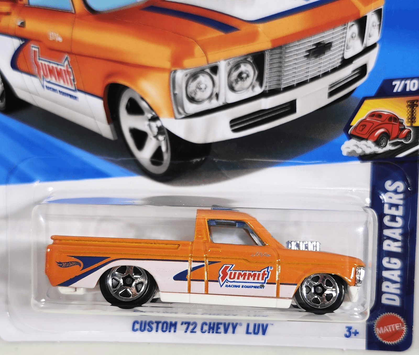 2026 Hot Wheels Orange Summit Custom '72 Chevy Luv Pickup 1/64 Toy Vehicle NEW - Thumbnail 2