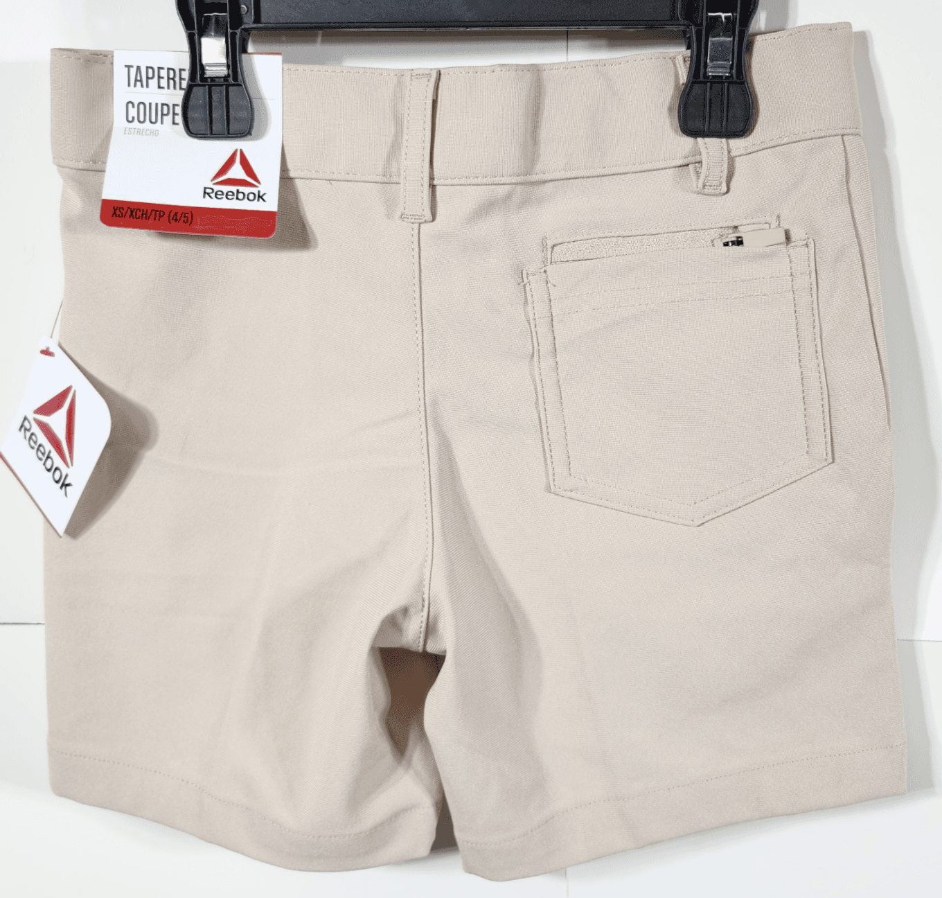 Reebok Boys Shorts Beige Size XS 4-5 With Pockets NEW - Thumbnail 4