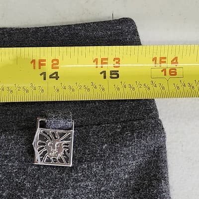 Anne Klein Women's 6 Pull-On Dress Pants Gray Mid Rise Stretch - Thumbnail 2