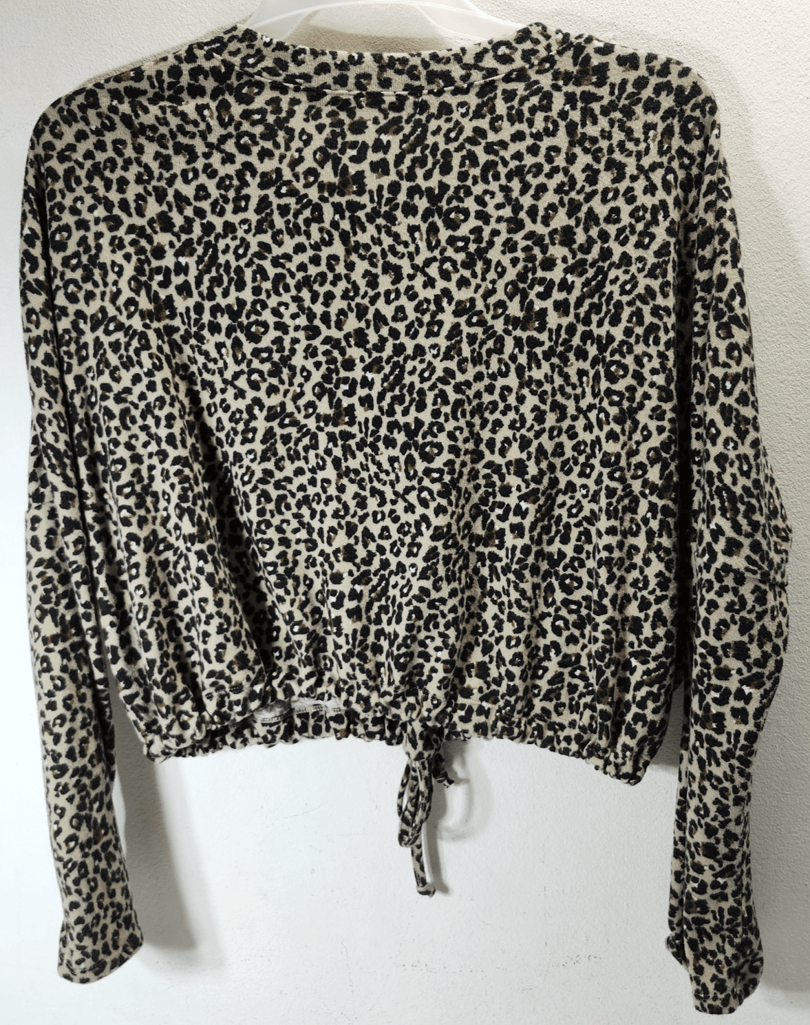 Blouse Women's Size XL Leopard Print Liberty Love Long Sleeve Top - Thumbnail 6