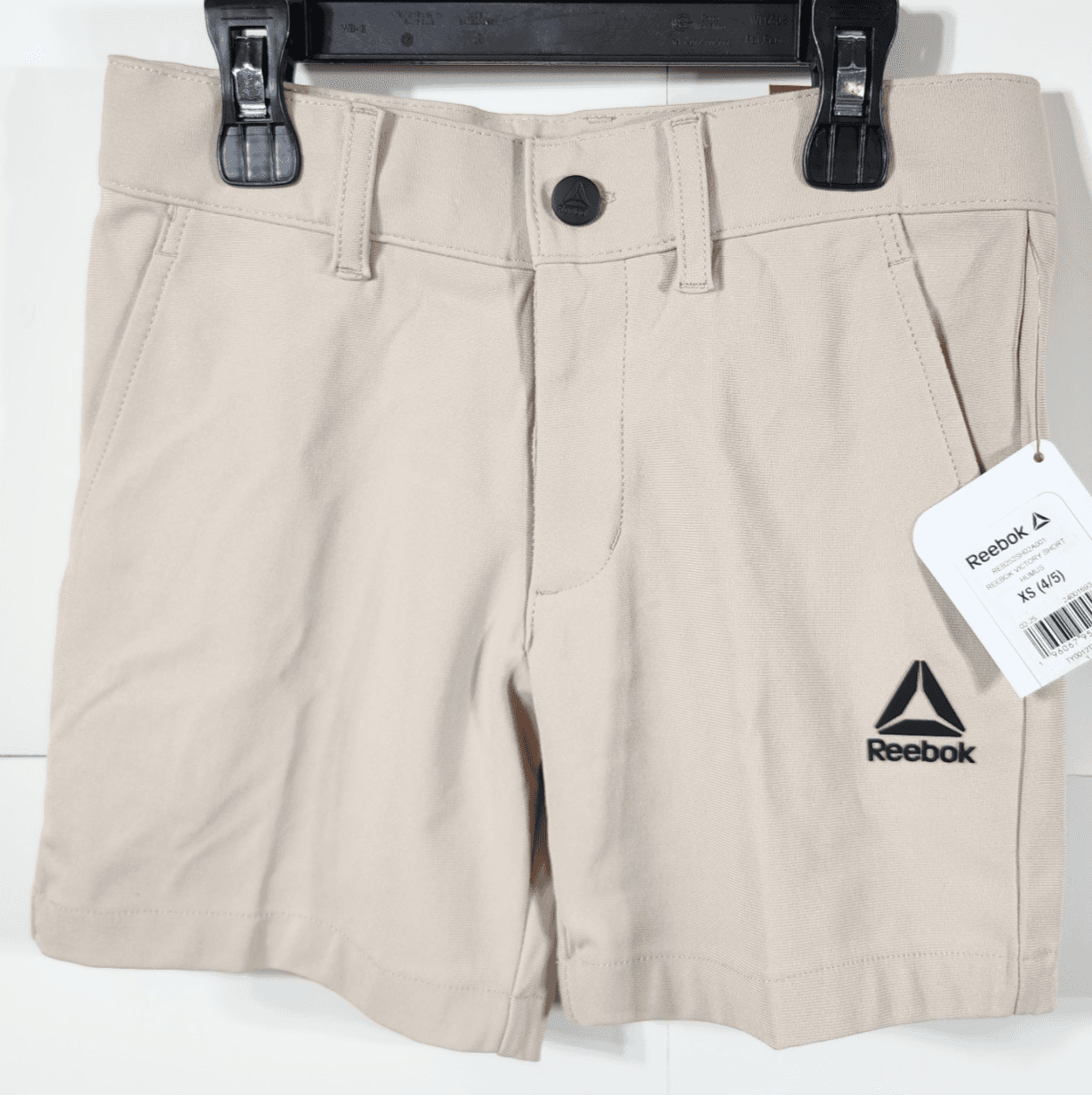 Reebok Boys Shorts Beige Size XS 4-5 With Pockets NEW - Thumbnail 5