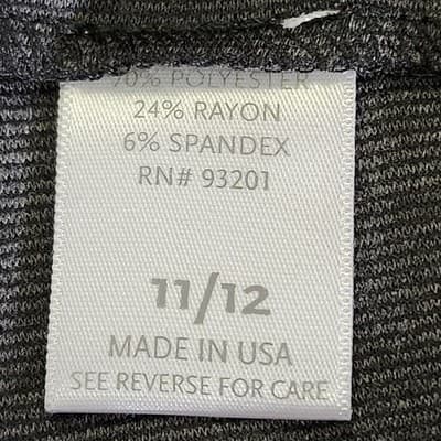 Vintage Dots Women's Mid Rise Gray Size 11/12 Stretch Dress Pants Curvy NEW - Thumbnail 9