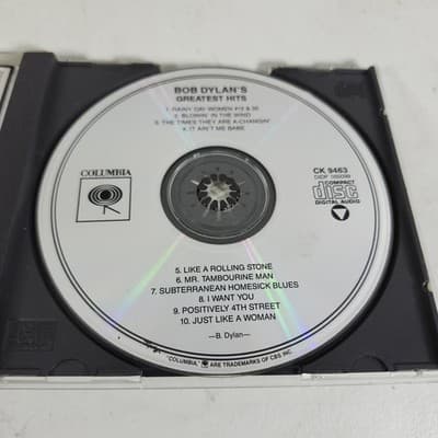 Bob Dylan Greatest Hits Music CD - Thumbnail 3