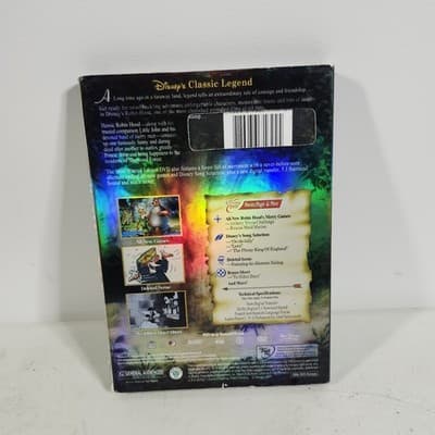 Robin Hood Most Wanted Edition DVD Kids Cartoon Movie Disney - Thumbnail 2
