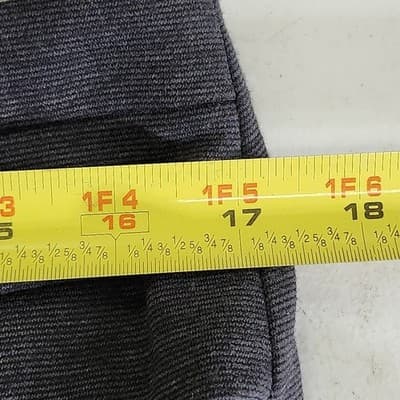 Vintage Dots Women's Mid Rise Gray Size 11/12 Stretch Dress Pants Curvy NEW - Thumbnail 2