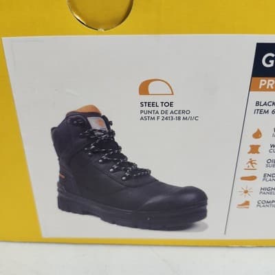 Herman Survivors Groundbreaker Steel Toe Waterproof Work Boots Men's 7.5 Black - Thumbnail 4
