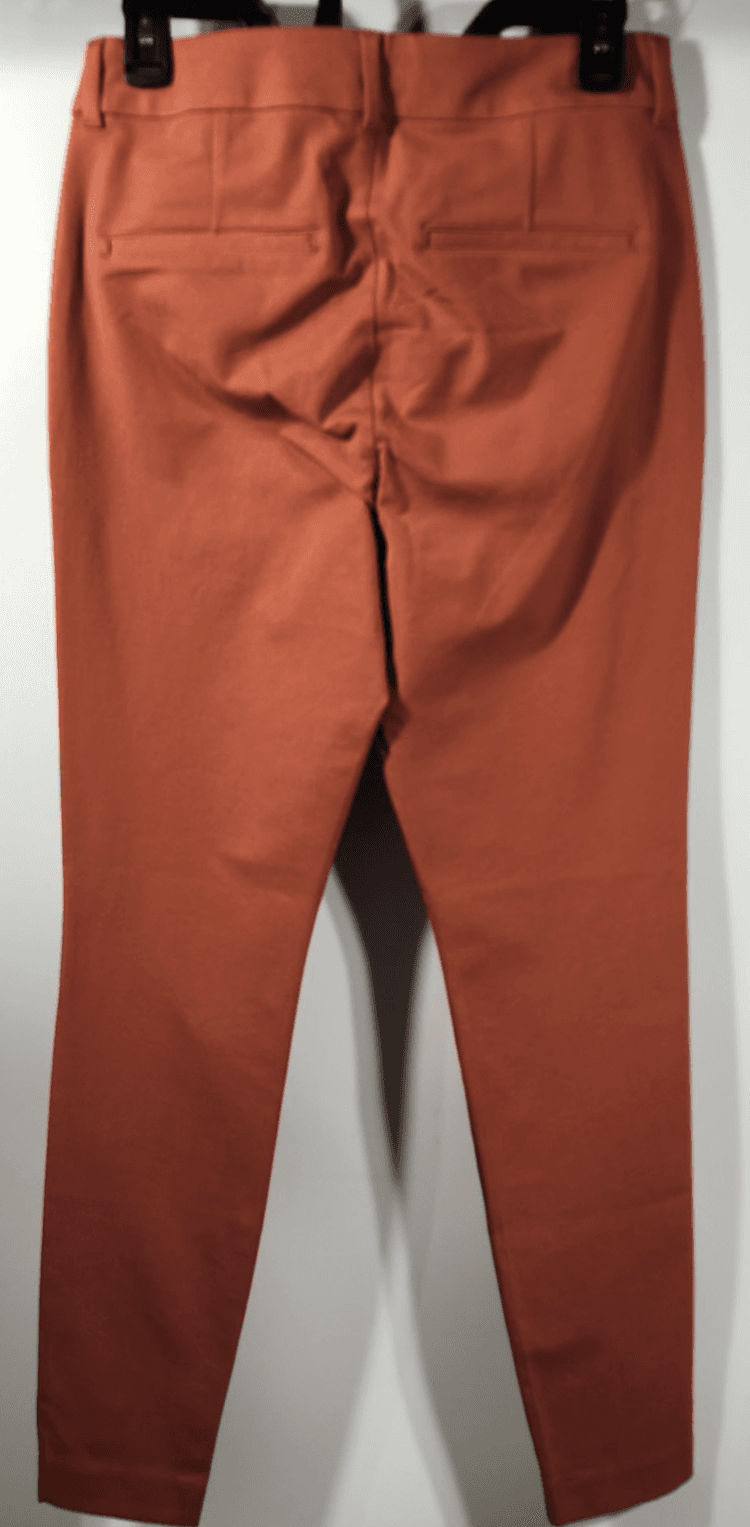 Old Navy Women's High Rise Pixie Skinny Pants Size 4 Orange NEW - Thumbnail 6