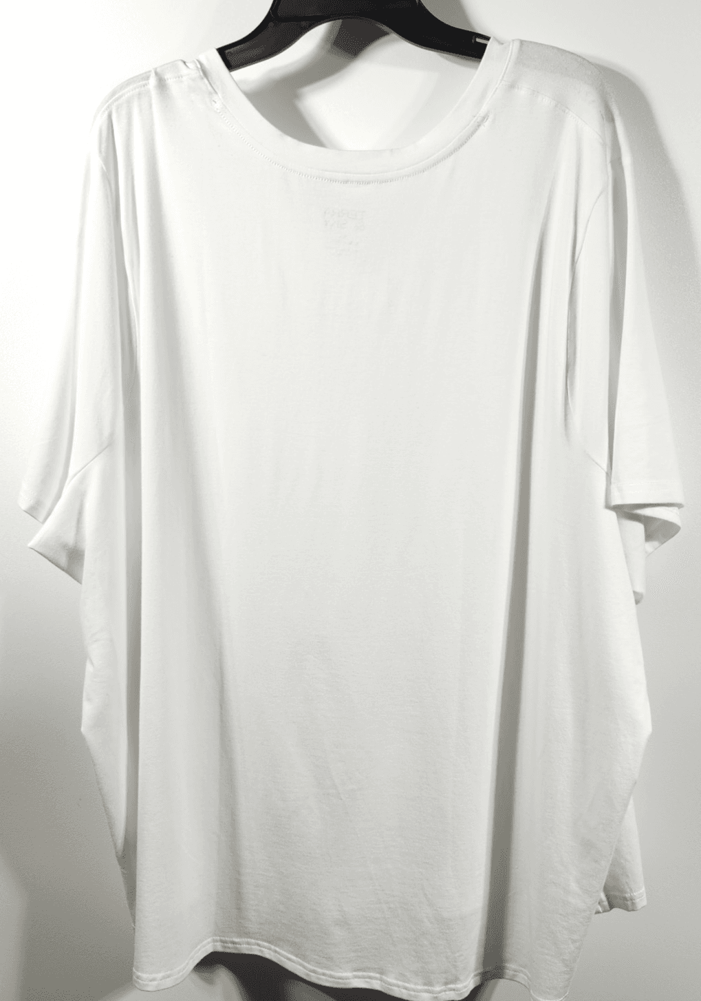 Terra & Sky Women's 4X Plus V-Neck T Shirt Short Sleeve White NEW - Thumbnail 6