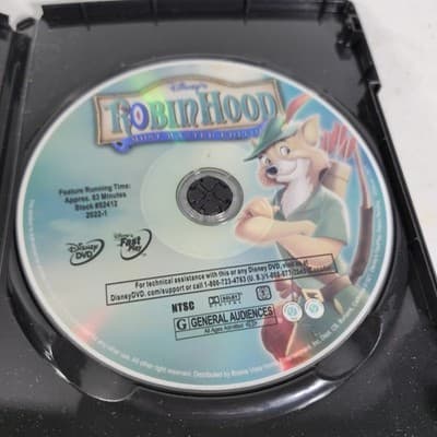 Robin Hood Most Wanted Edition DVD Kids Cartoon Movie Disney - Thumbnail 3